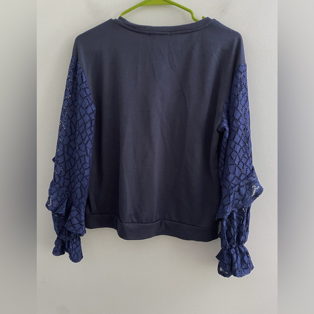 NWT NEW Anthropologie Tariro Pullover XS new with tag blue color - Picture 8 of 8